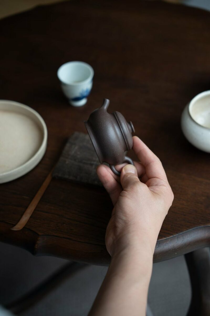 Half-Handmade-Zini-Song-Jin-100ml-Yixing-Teapot6 Half Handmade Zini Song Jin 100ml Yixing Teapot