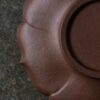 Handmade Carved Aged Zini Layered Lotus Petal Tea Boat