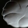 Handmade Carved Aged Zini Layered Lotus Petal Tea Boat