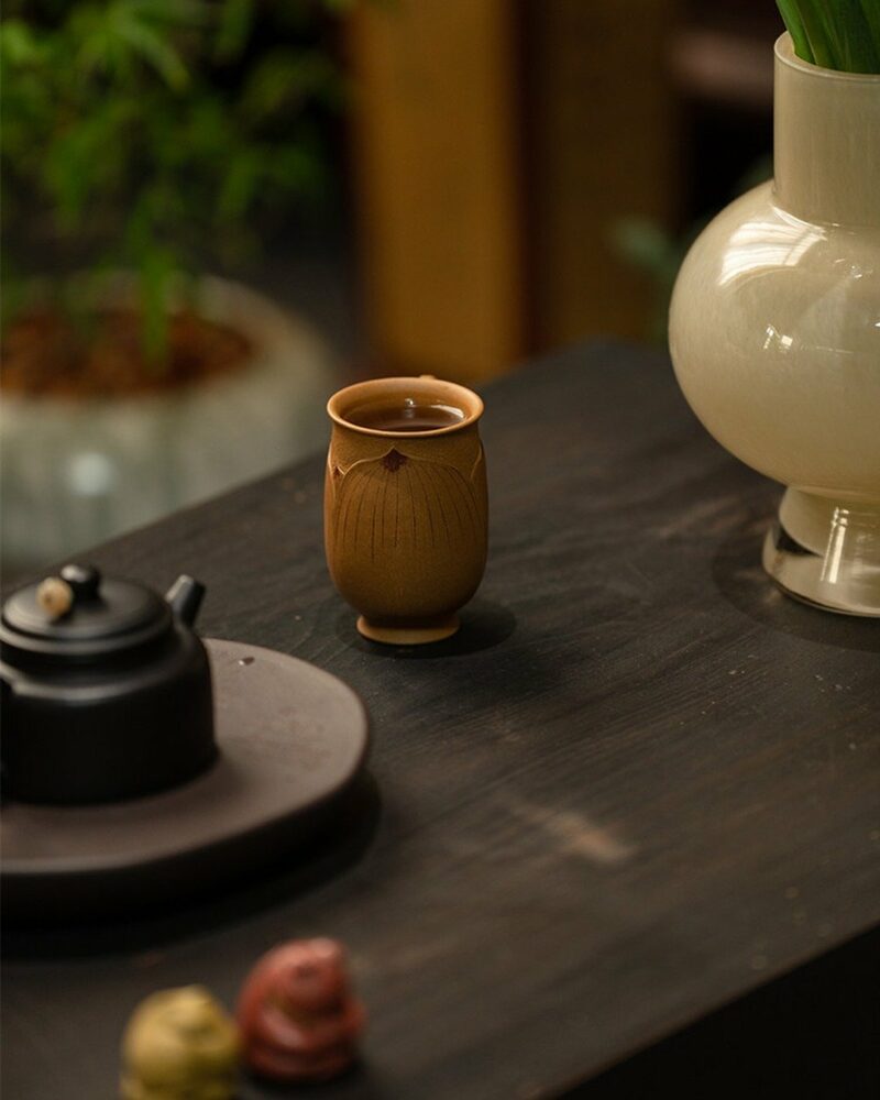 Handmade-Carved-Duanni-Lotus-Relief-100ml-Tea-Cup-With-Handle14 Handmade Carved Duanni Lotus Relief 100ml Tea Cup With Handle