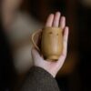 Handmade-Carved-Duanni-Lotus-Relief-100ml-Tea-Cup-With-Handle2 Handmade Carved Duanni Lotus Relief 100ml Tea Cup With Handle