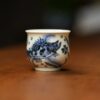 Handmade-Chinese-Style-Qinghua-Porcelain-Fsh-and-Algae-Furnace-shaped-30ml-Tea-Cup6 Handmade Chinese Style Qinghua Porcelain Fsh and Algae Furnace-shaped 30ml Tea Cup