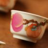 Handmade-Overglaze-decoration-Porcelain-Auspicious-Fu-Lu-Shou-50ml-Tea-Cup5 Handmade Overglaze decoration Porcelain Auspicious Fu Lu Shou 50ml Tea Cup