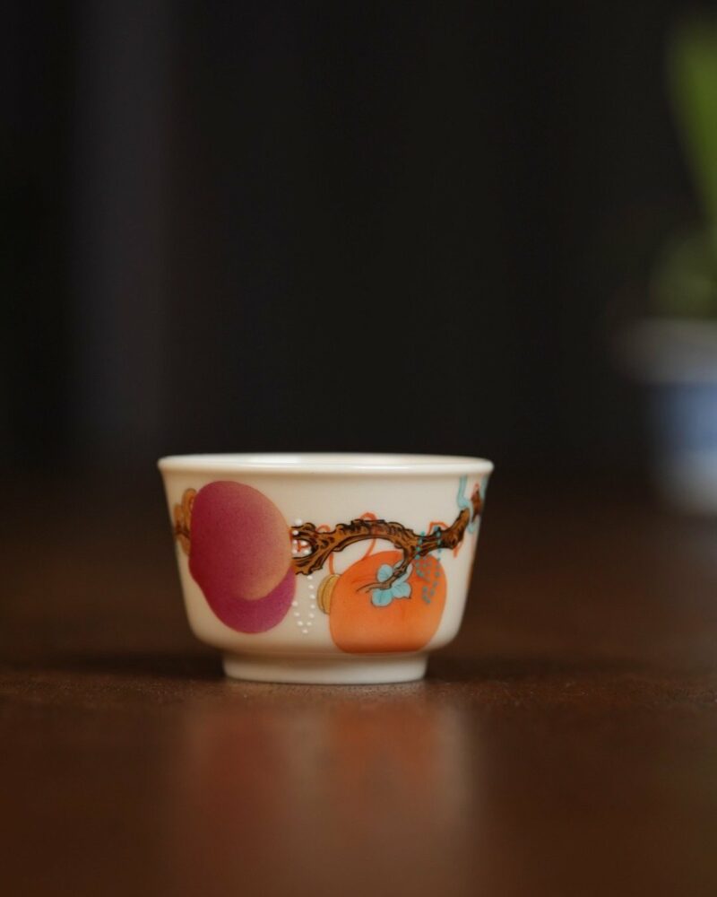 Handmade-Overglaze-decoration-Porcelain-Auspicious-Fu-Lu-Shou-50ml-Tea-Cup8 Handmade Overglaze decoration Porcelain Auspicious Fu Lu Shou 50ml Tea Cup