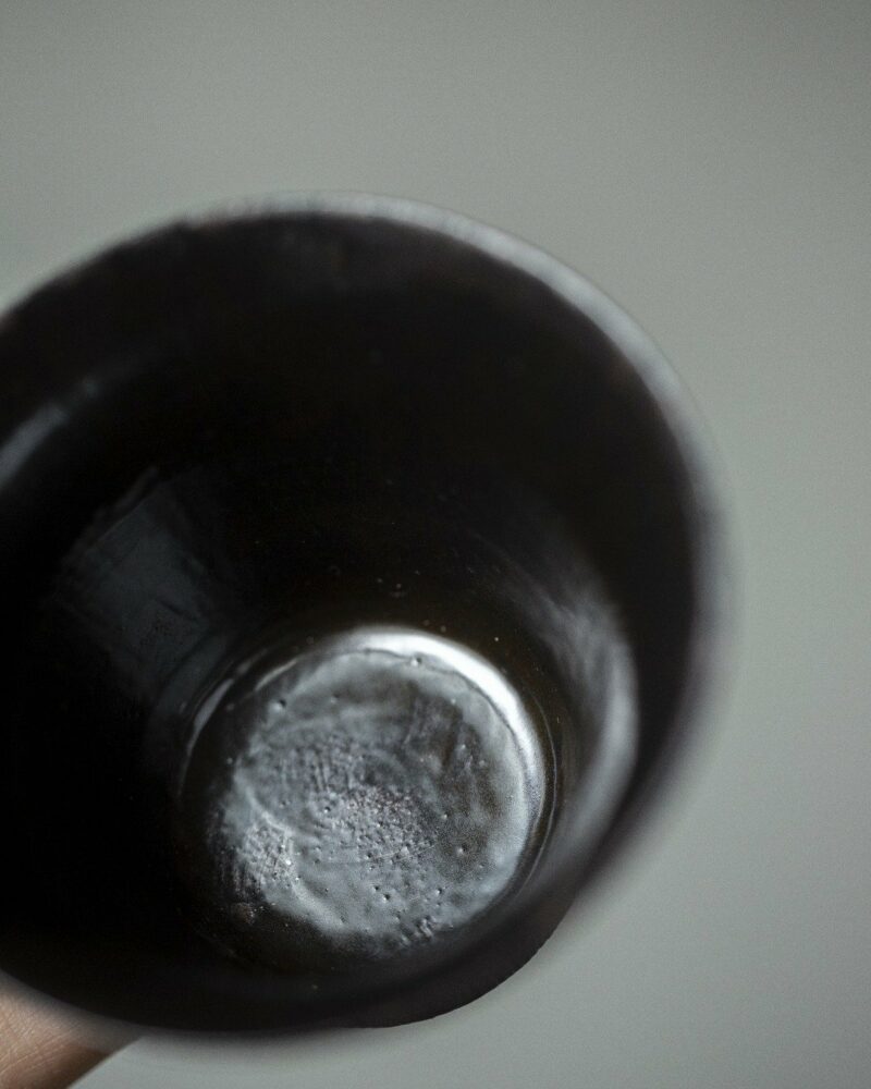 Handmade-Powder-Glaze-Ceramic-Ink-like-Cloud-Brushwork-100ml-Gaiwan12 Handmade Powder Glaze Ceramic Ink-like Cloud Brushwork 100ml Gaiwan