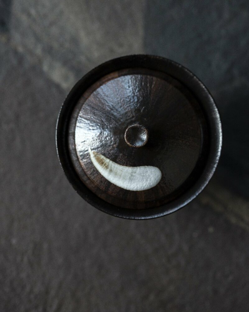 Handmade-Powder-Glaze-Ceramic-Ink-like-Cloud-Brushwork-100ml-Gaiwan13 Handmade Powder Glaze Ceramic Ink-like Cloud Brushwork 100ml Gaiwan