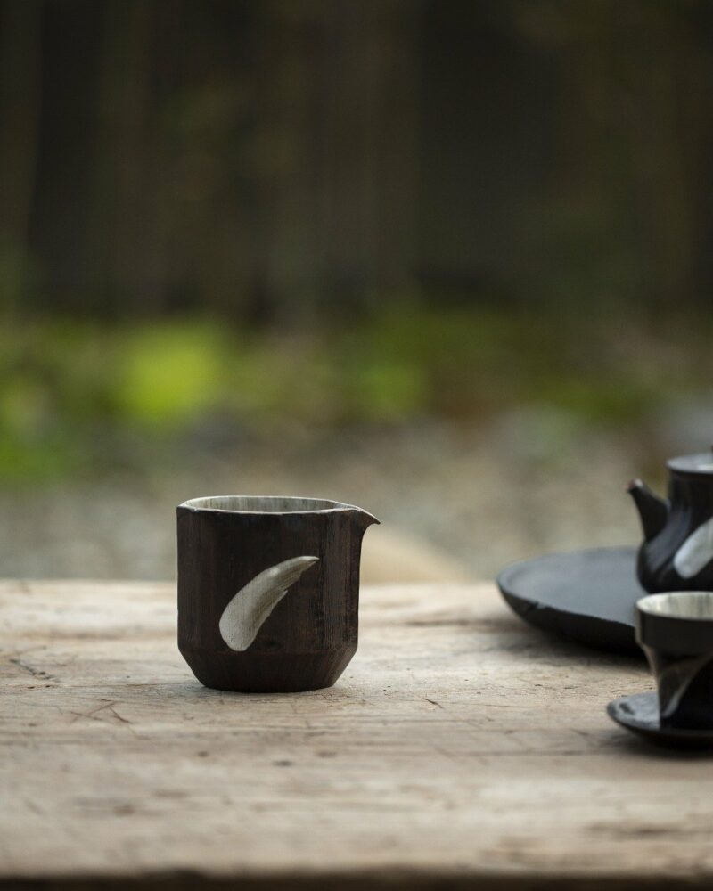 Handmade-Powder-Glaze-Ceramic-Ink-like-Cloud-Brushwork-100ml-Gaiwan16 Handmade Powder Glaze Ceramic Ink-like Cloud Brushwork 100ml Gaiwan