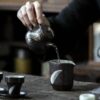 Handmade-Powder-Glaze-Ceramic-Ink-like-Cloud-Brushwork-100ml-Gaiwan20 Handmade Powder Glaze Ceramic Ink-like Cloud Brushwork 100ml Gaiwan