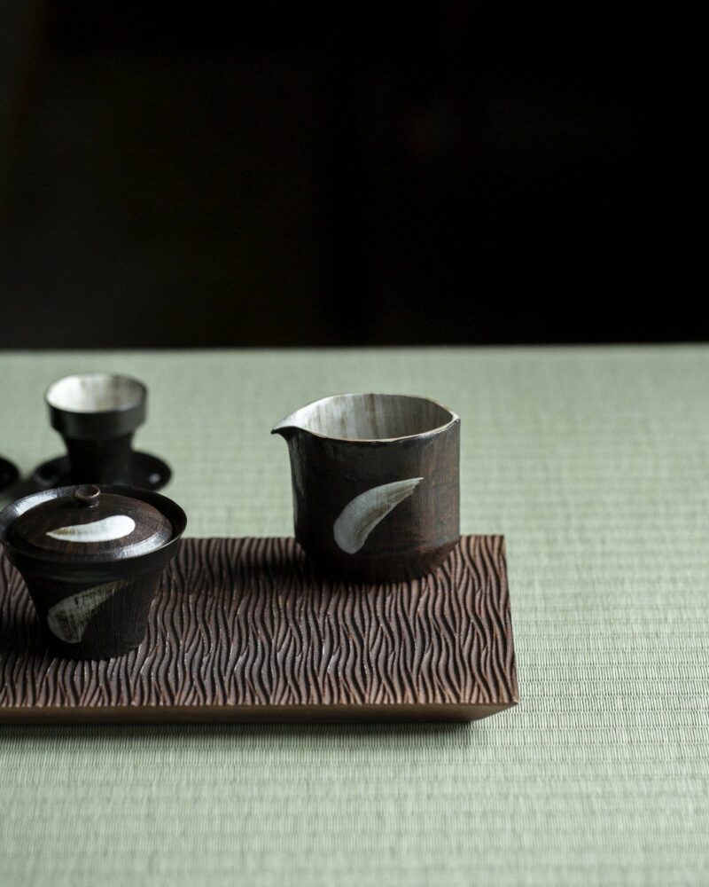 Handmade-Powder-Glaze-Ceramic-Ink-like-Cloud-Brushwork-100ml-Gaiwan23 Handmade Powder Glaze Ceramic Ink-like Cloud Brushwork 100ml Gaiwan