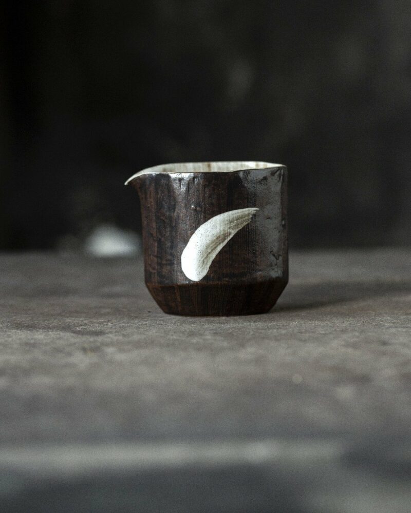 Handmade-Powder-Glaze-Ceramic-Ink-like-Cloud-Brushwork-100ml-Gaiwan25 Handmade Powder Glaze Ceramic Ink-like Cloud Brushwork 100ml Gaiwan