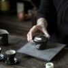 Handmade-Powder-Glaze-Ceramic-Ink-like-Cloud-Brushwork-100ml-Gaiwan3 Handmade Powder Glaze Ceramic Ink-like Cloud Brushwork 100ml Gaiwan