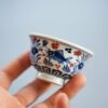 Handmade-Qinghua-Underglaze-Red-Porcelain-Fish-and-algae-50ml-Host-Cup4 Handmade Qinghua Underglaze Red Porcelain Fish and algae 50ml Host Cup