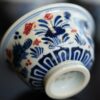 Handmade-Qinghua-Underglaze-Red-Porcelain-Fish-and-algae-50ml-Host-Cup8 Handmade Qinghua Underglaze Red Porcelain Fish and algae 50ml Host Cup