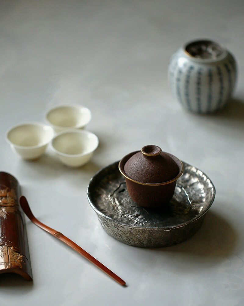 Handmade-Traditional-Vintage-Style-Tin-Worm-eaten-Like-Tea-Boat-With-Copper-Rivets18 Handmade Traditional Vintage Style Tin Worm-eaten Like Tea Boat With Copper Rivets