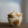 Handmade-Vintage-Style-Ceramic-Retro-polka-dot-stackable-110ml-Gaiwan-Set3 Handmade Vintage Style Ceramic Retro polka dot stackable 110ml Gaiwan Set