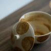 Handmade-Vintage-Style-Ceramic-Retro-polka-dot-stackable-110ml-Gaiwan-Set5 Handmade Vintage Style Ceramic Retro polka dot stackable 110ml Gaiwan Set