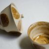 Handmade-Vintage-Style-Ceramic-Retro-polka-dot-stackable-110ml-Gaiwan-Set6 Handmade Vintage Style Ceramic Retro polka dot stackable 110ml Gaiwan Set