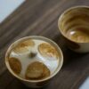 Handmade-Vintage-Style-Ceramic-Retro-polka-dot-stackable-110ml-Gaiwan-Set8 Handmade Vintage Style Ceramic Retro polka dot stackable 110ml Gaiwan Set