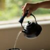 Handmade-Vintage-Style-Hammered-Texture-Copper-Blackened-Roundness-650ml-Kettle2 Handmade Vintage Style Hammered Texture Copper Blackened Roundness 650ml Kettle