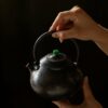 Handmade-Vintage-Style-Hammered-Texture-Copper-Blackened-Roundness-650ml-Kettle6 Handmade Vintage Style Hammered Texture Copper Blackened Roundness 650ml Kettle