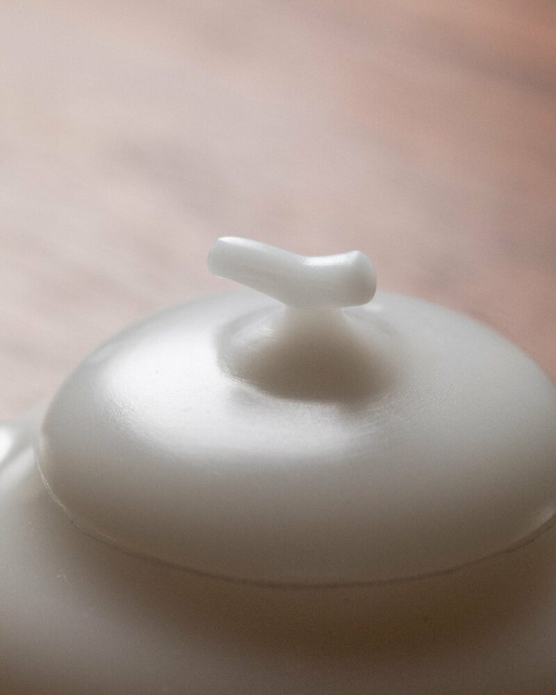 Jade-like-Porcelain-Thin-Body-Xi-Shi-Style-Kung-Fu-Tea-Icy-Jade-White-Porcelain-Eggplant-100ml-Chinese-Teapot3 Minimalist Thin Body Icy Jade White Porcelain Eggplant 100ml Chinese Teapot