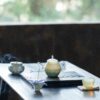 Minimalist Glass Jade-Like Moonlit 175ml Chinese Teapot