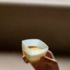 Minimalist Icy Glass Square Shape 50ml Tea Cup