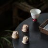 Creative Design Clay Playful Cat Tea Pet