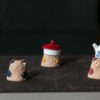 Creative Design Clay Playful Cat Tea Pet