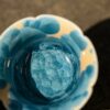 Gradient Glaze Wood-kiln Fired Ceramic Blue Crystal Flower 45ml Tea Cup