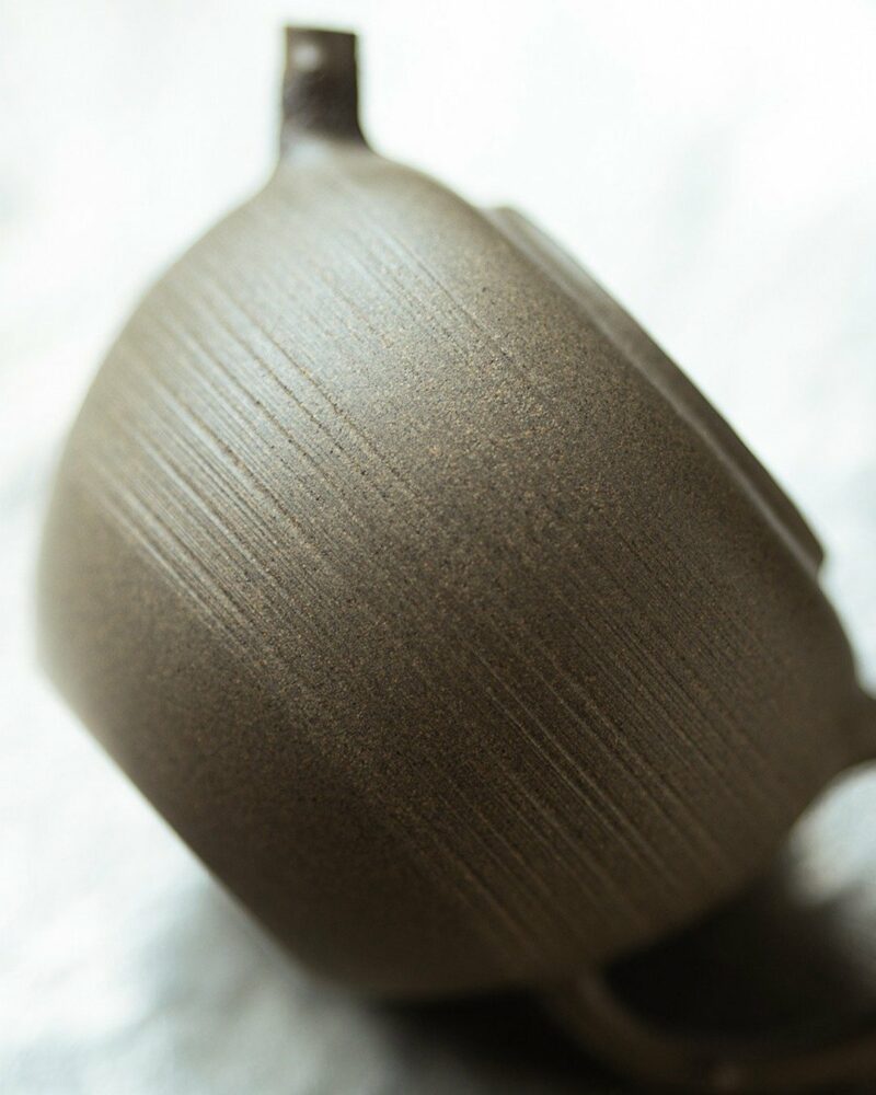 Half-Handmade-Qing-Duanni-Pine-Needle-Relief-200ml-Yixing-Teapot8 Half Handmade Qing Duanni Pine Needle Relief 200ml Yixing Teapot
