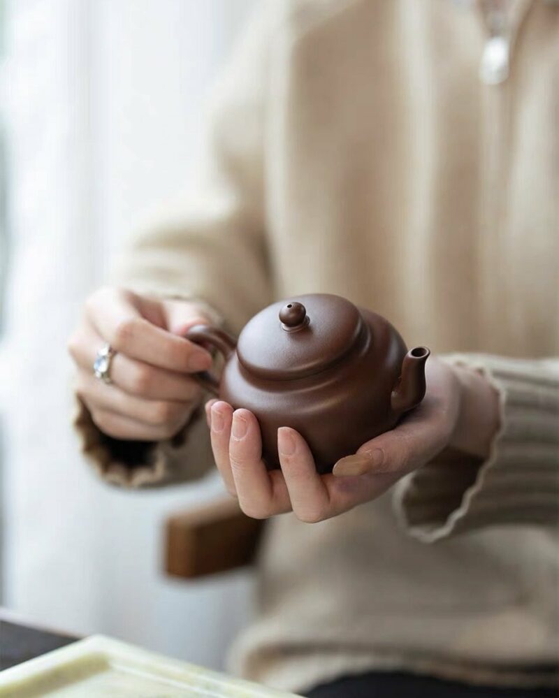 Half-Handmade-Zini-Palace-lantern-160ml-Yixing-Teapot11 Half Handmade Zini Palace lantern 160ml Yixing Teapot