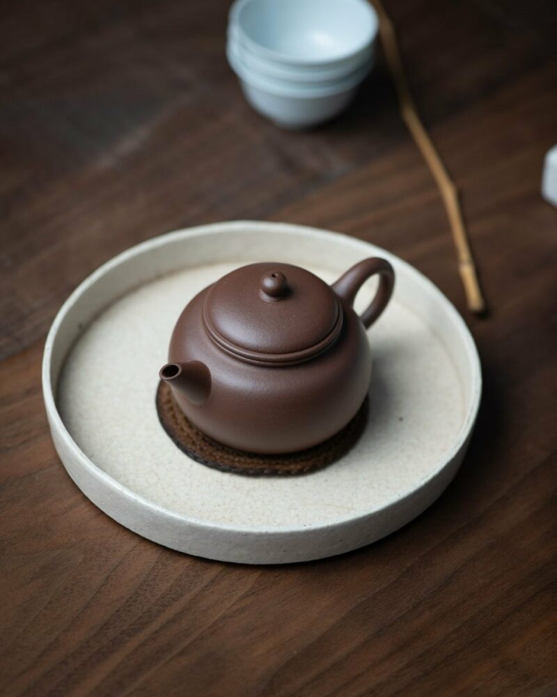 Half-Handmade-Zini-Pao-Zun-Shui-Ping-100ml-Yixing-Teapot2 Half Handmade Zini Pao Zun Shui Ping 100ml Yixing Teapot