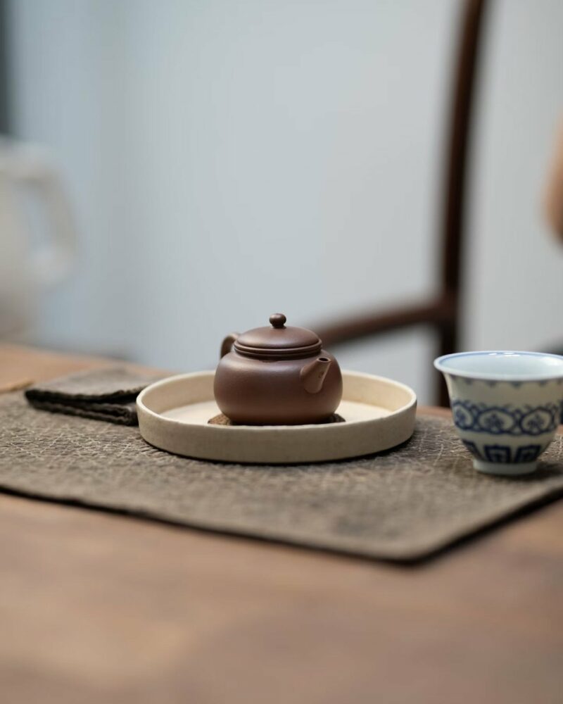 Half-Handmade-Zini-Pao-Zun-Shui-Ping-100ml-Yixing-Teapot5 Half Handmade Zini Pao Zun Shui Ping 100ml Yixing Teapot