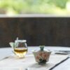 Hand-painted-Ceramic-Cat-Beneath-Falling-Cherry-Blossoms-100ml-Gaiwan5 Hand-painted Ceramic Cat Beneath Falling Cherry Blossoms 100ml Gaiwan