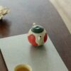 Hand-painted-Ceramic-Persimmon-and-Lucky-Dragon-Egg-140ml-Chinese-Teapot3 Hand-painted Ceramic Persimmon and Lucky Dragon Egg 140ml Chinese Teapot