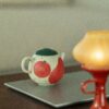 Hand-painted-Ceramic-Persimmon-and-Lucky-Dragon-Egg-140ml-Chinese-Teapot4 Hand-painted Ceramic Persimmon and Lucky Dragon Egg 140ml Chinese Teapot