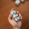 Hand-painted Qinghua Porcelain Bamboo and Butterfly 25ml Tea Cup