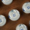 Hand-painted Qinghua Porcelain Bamboo and Butterfly 25ml Tea Cup