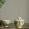 Hand-painted-Qinghua-Porcelain-Love-Lotus-Calligraphy-65ml-Gaiwan-Set2 Hand-painted Qinghua Porcelain Love Lotus Calligraphy 65ml Gaiwan Set