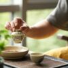 Hand-painted-Qinghua-Porcelain-Love-Lotus-Calligraphy-65ml-Gaiwan-Set7 Hand-painted Qinghua Porcelain Love Lotus Calligraphy 65ml Gaiwan Set