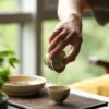 Hand-painted-Qinghua-Porcelain-Love-Lotus-Calligraphy-65ml-Gaiwan-Set8 Hand-painted Qinghua Porcelain Love Lotus Calligraphy 65ml Gaiwan Set