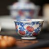 Hand-painted-Underglaze-Red-Ceramic-Blue-and-White-Pumpkin-Vines-75ml-Gaiwan-Set2 Hand-painted Underglaze Red Ceramic Blue and White Pumpkin Vines 75ml Gaiwan Set