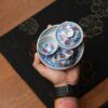 Hand-painted-Underglaze-Red-Ceramic-Blue-and-White-Pumpkin-Vines-75ml-Gaiwan-Set3 Hand-painted Underglaze Red Ceramic Blue and White Pumpkin Vines 75ml Gaiwan Set