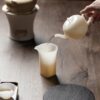 Minimalist-Bing-Zhong-Jade-Porcelain-Apple-Form-100ml-Chinese-Teapot5 Minimalist Bing Zhong Jade Porcelain Apple Form 100ml Chinese Teapot