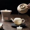 Minimalist-Bing-Zhong-Jade-Porcelain-Apple-Form-100ml-Chinese-Teapot6 Minimalist Bing Zhong Jade Porcelain Apple Form 100ml Chinese Teapot