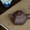 Tetera de Yixing «Zini Ban Yue» de 130 ml, totalmente hecha a mano y envejecida