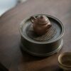 Tetera de Yixing «Gu Du Wu Ni Ju Lun Zhu» de 80 ml, totalmente hecha a mano. Reserva. Envío en 20 días.