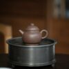 Tetera de Yixing «Gu Du Wu Ni Ju Lun Zhu» de 80 ml, totalmente hecha a mano. Reserva. Envío en 20 días.