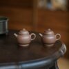 Tetera de Yixing «Gu Du Wu Ni Ju Lun Zhu» de 80 ml, totalmente hecha a mano. Reserva. Envío en 20 días.
